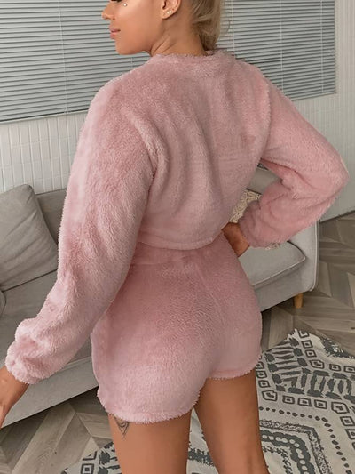 Aurora - Kvinnor Fleece Pyjamas Set