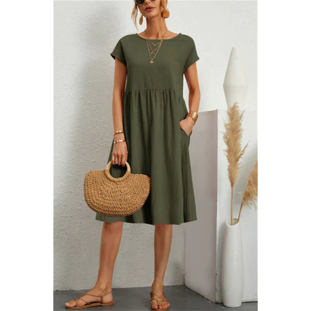 Zanda regular fit - jersey klänning