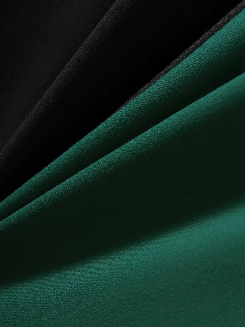 Robert - snygg t-shirt i färgblock med korta ärmar och rund hals