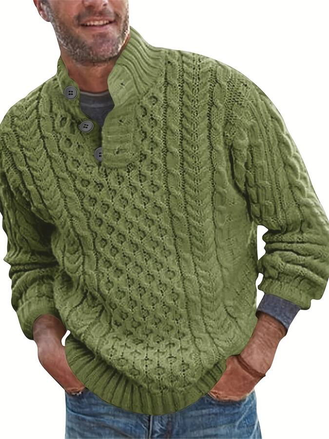 Varm tröja med textur