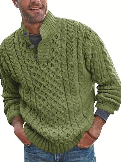 Varm tröja med textur