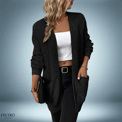 Casual - medellång cardigan