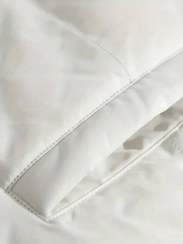 Varm vinterjacka med dragkedja för kvinnor – väderbeständig allroundjacka