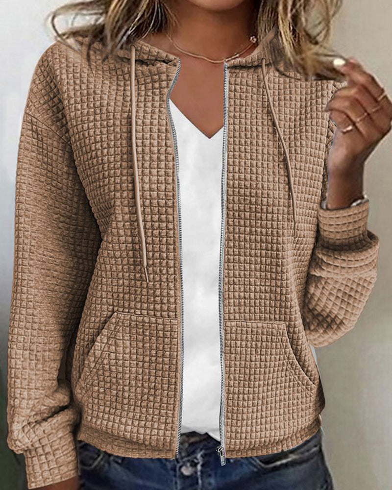 Lara – casual cardigan med fickor