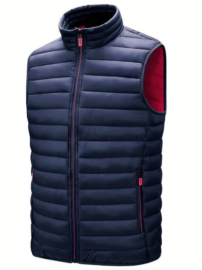 Bodywarmer med hög krage