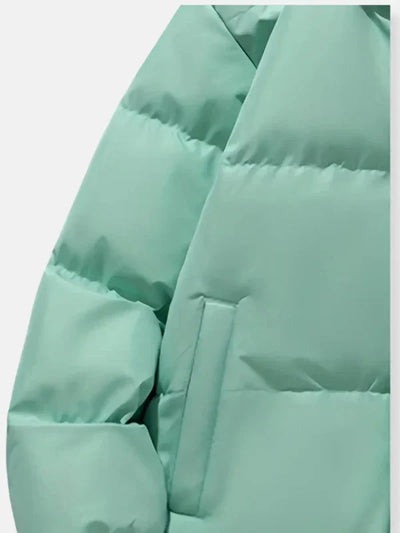 Varm vinterjacka med dragkedja för kvinnor – väderbeständig allroundjacka