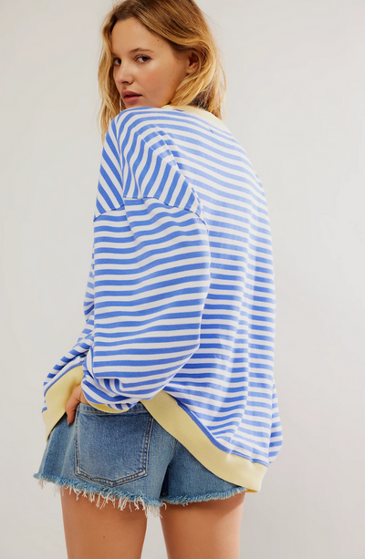 Zoe oversized jumper - randig, mysig jumper