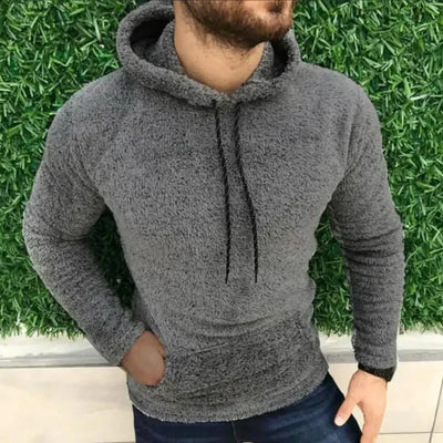 Jason  - behagligt varm hoodie för män