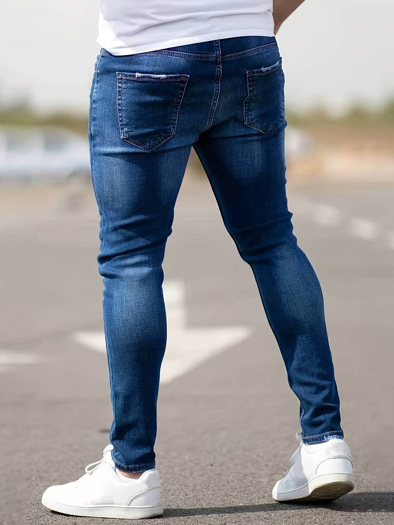 Bennett slitna jeans för män