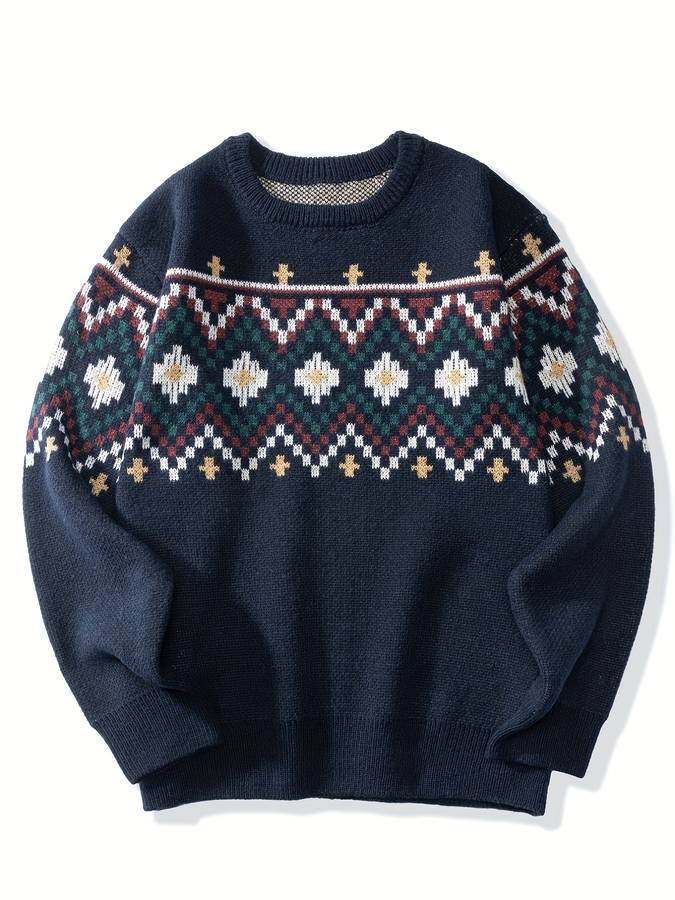 Jumper med roligt mönster