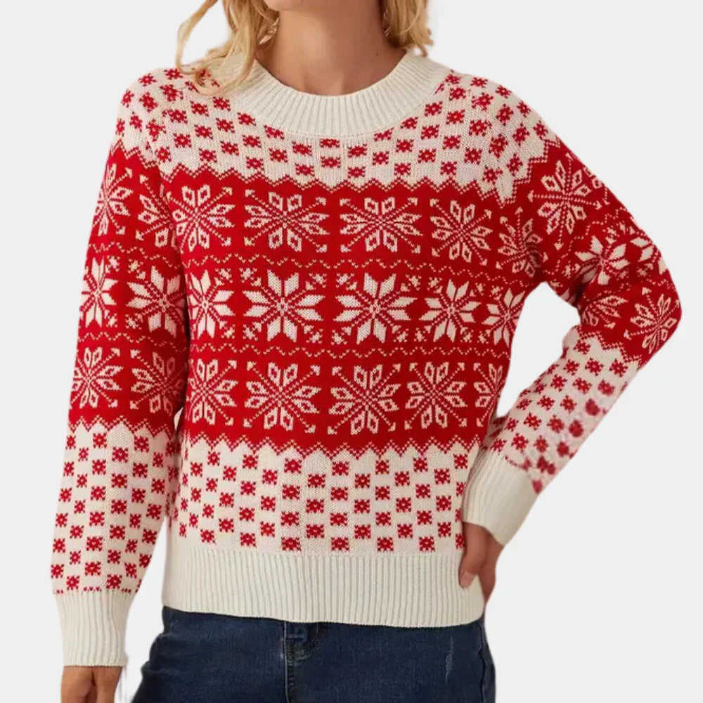Guida - julsnöflingetröja för kvinnor