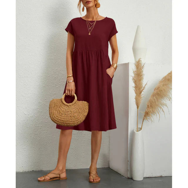 Zanda regular fit - jersey klänning