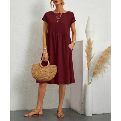 Zanda regular fit - jersey klänning