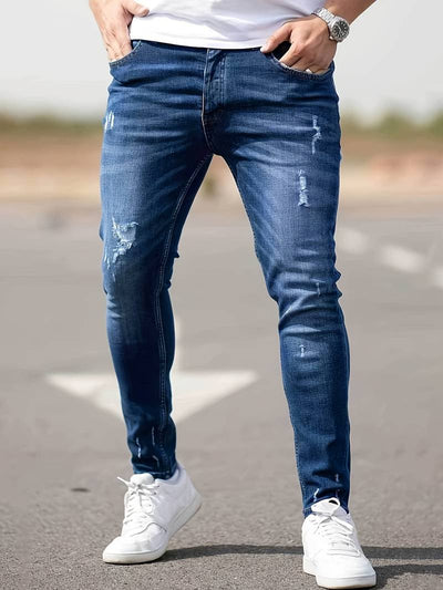 Bennett slitna jeans för män