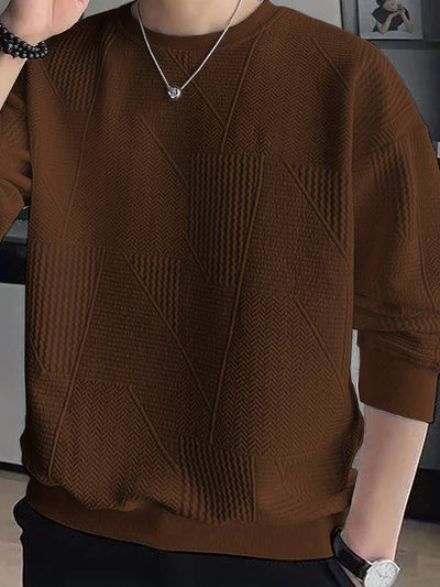 Jumper med rund halsringning