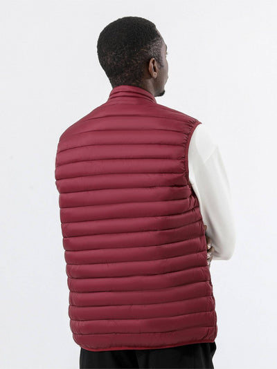 Bodywarmer med hög krage