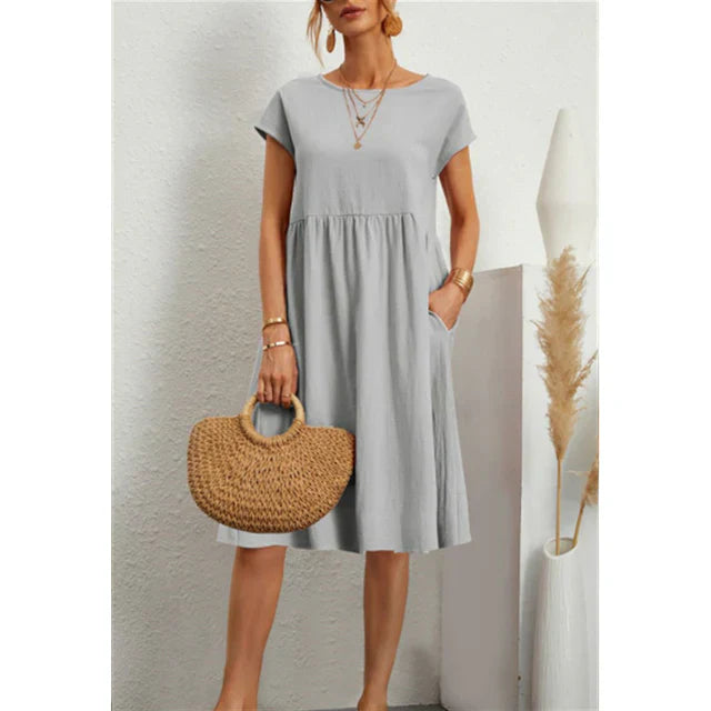 Zanda regular fit - jersey klänning