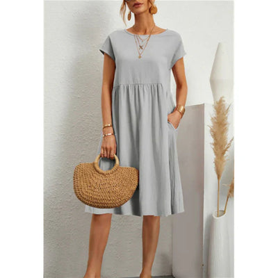Zanda regular fit - jersey klänning