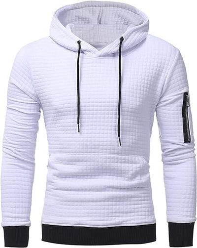 Huvtröja för kalla vinterdagar och mysig komfort för män