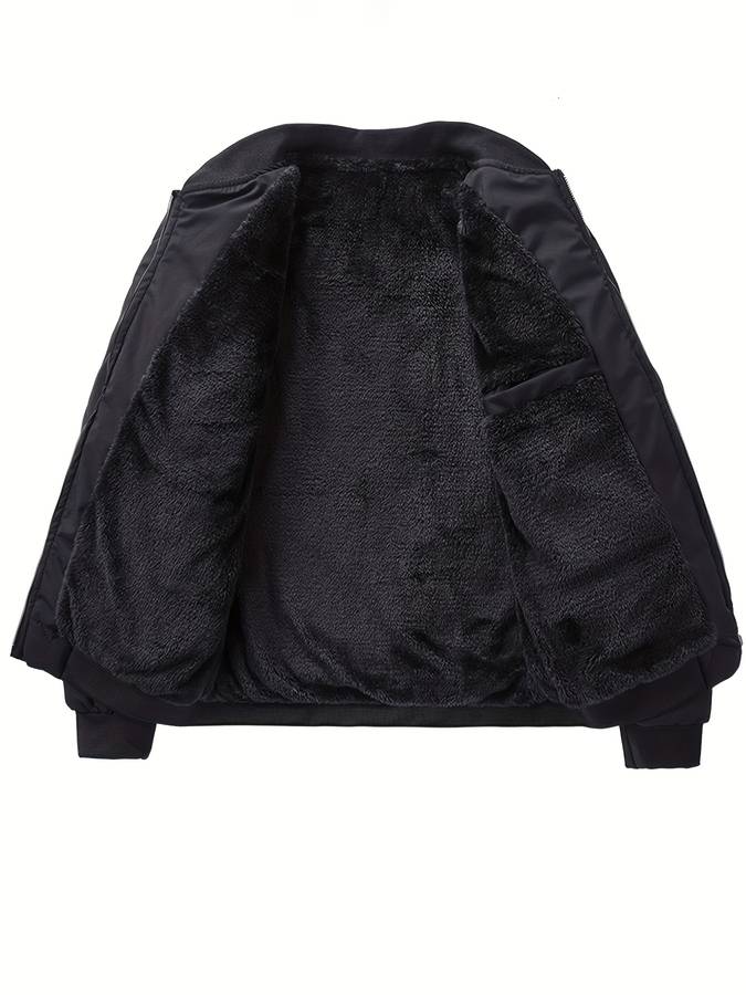 Lars - fleecejacka med dragkedja