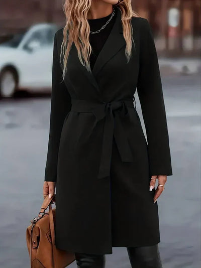 Eleganter damenmantel sofie: snygg design för höst och vinter