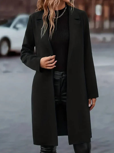 Eleganter damenmantel sofie: snygg design för höst och vinter
