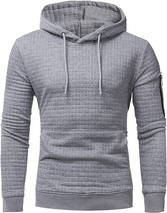 Huvtröja för kalla vinterdagar och mysig komfort för män