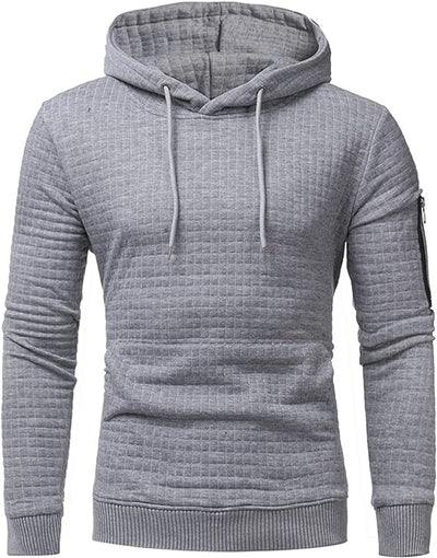 Huvtröja för kalla vinterdagar och mysig komfort för män