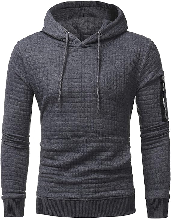 Huvtröja för kalla vinterdagar och mysig komfort för män