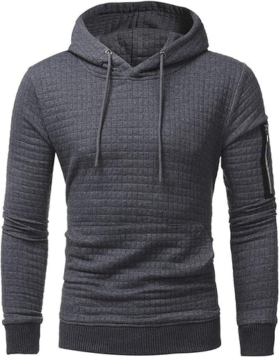 Huvtröja för kalla vinterdagar och mysig komfort för män