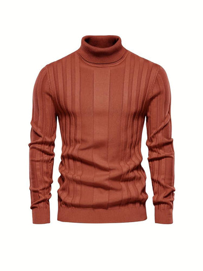 Jumper med strukturerad polokrage