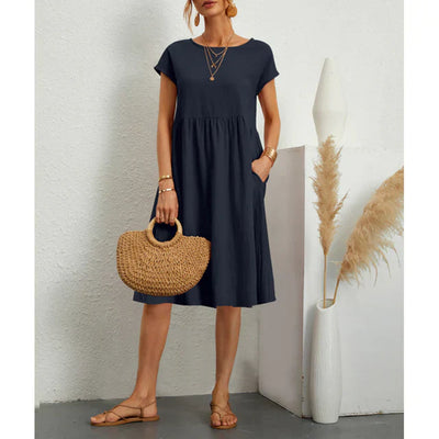 Zanda regular fit - jersey klänning