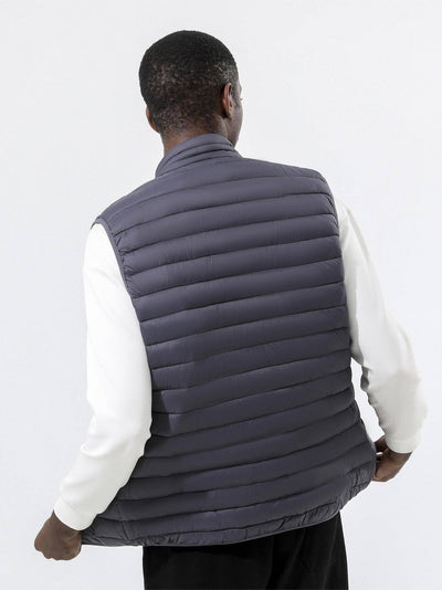 Bodywarmer med hög krage