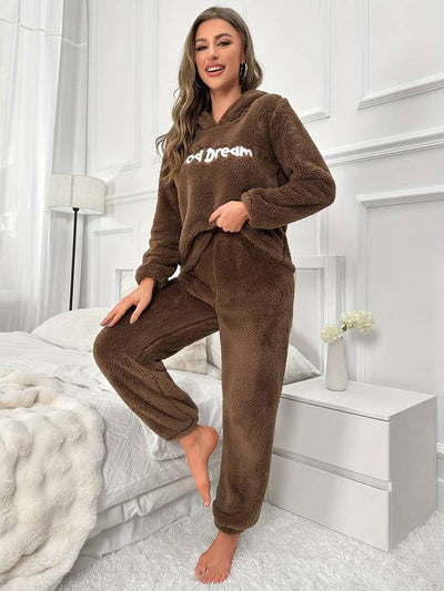 Juliana - Bekväm Brun Kvinnor Kostym Set