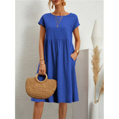 Zanda regular fit - jersey klänning