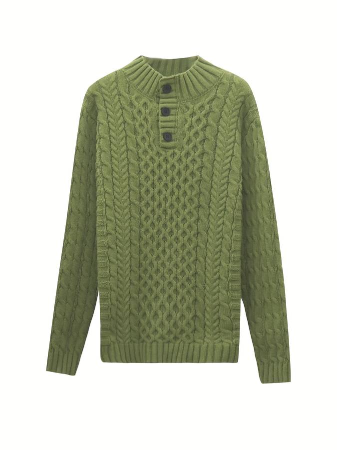 Varm tröja med textur
