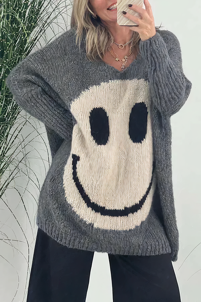 Erika - damens smiley-tröja