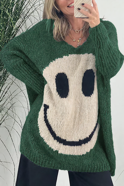 Erika - damens smiley-tröja
