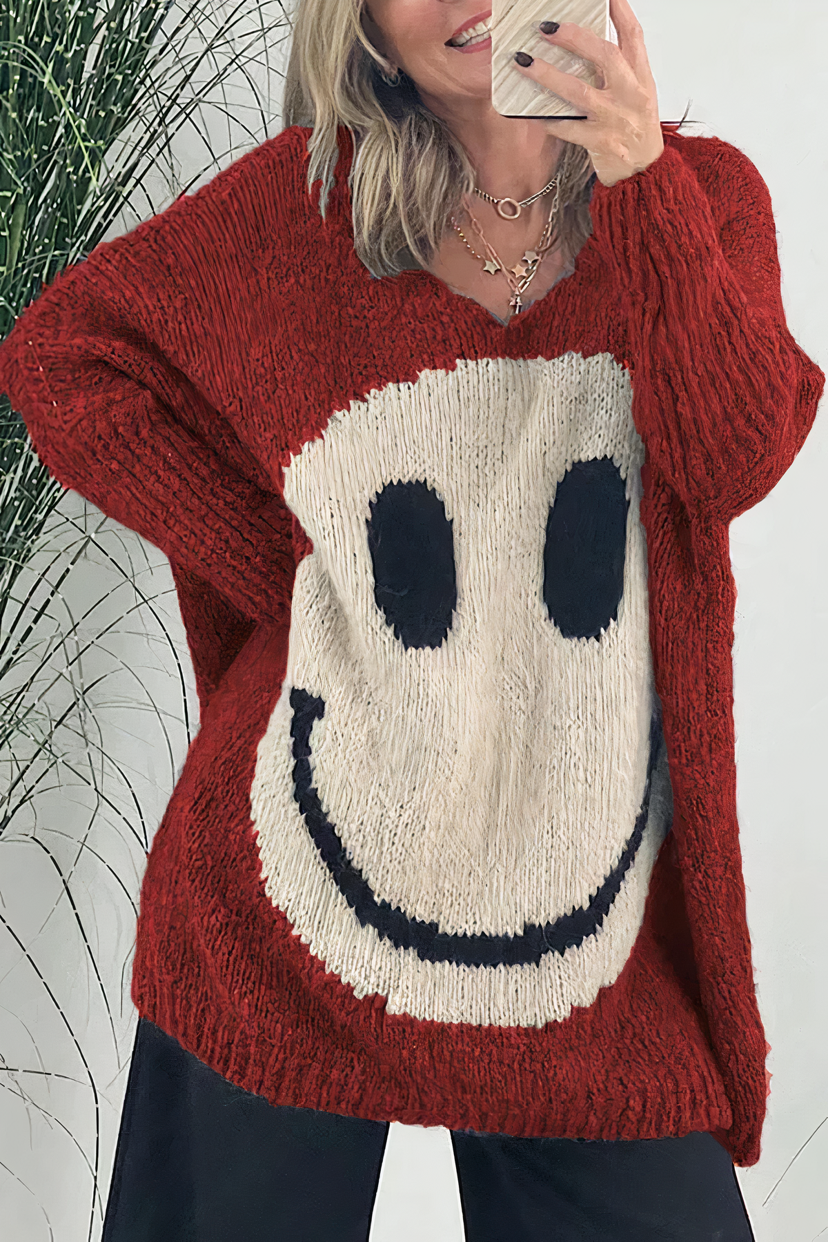 Erika - damens smiley-tröja
