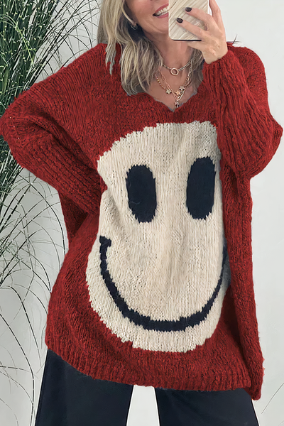 Erika - damens smiley-tröja