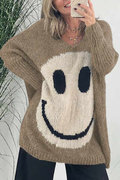 Erika - damens smiley-tröja