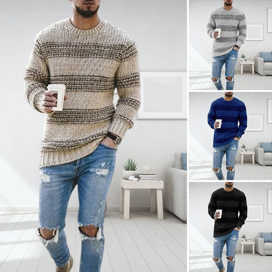 Carl - mjuk stickad tröja för herr