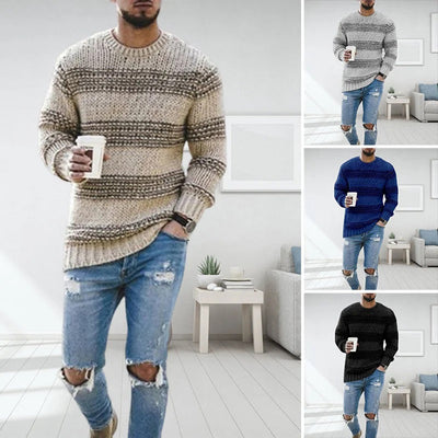 Carl - mjuk stickad tröja för herr