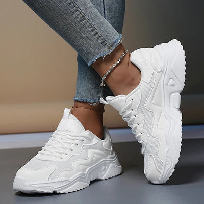 Emmeline – mångsidiga vita sneakers för kvinnor
