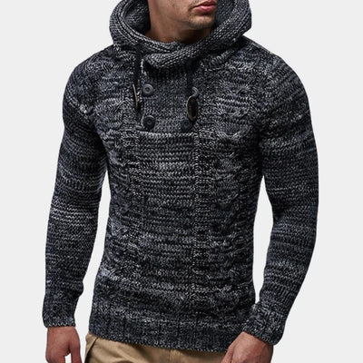 Bruce - moderiktig hoodie för män