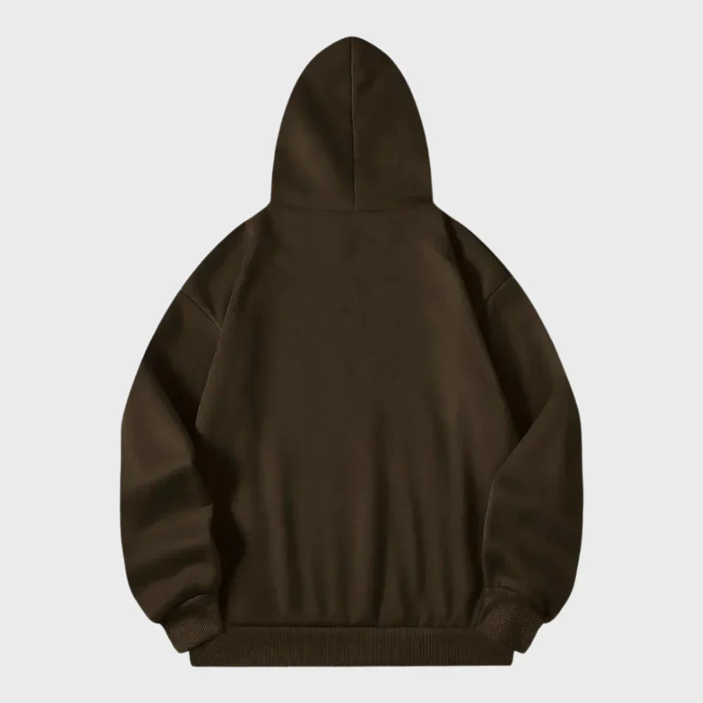 Luvtröja för herr med bergstryck