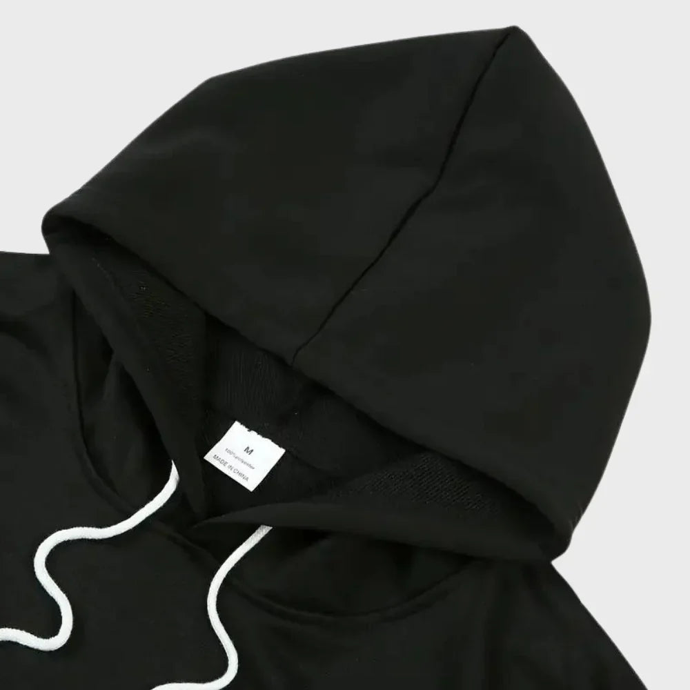 Luvtröja för herr med bergstryck