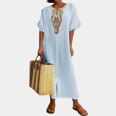 Casual boho damklänning