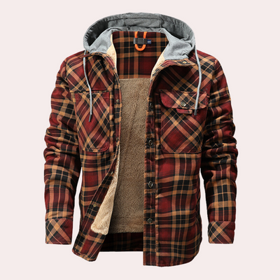 Enkel hoodie för män