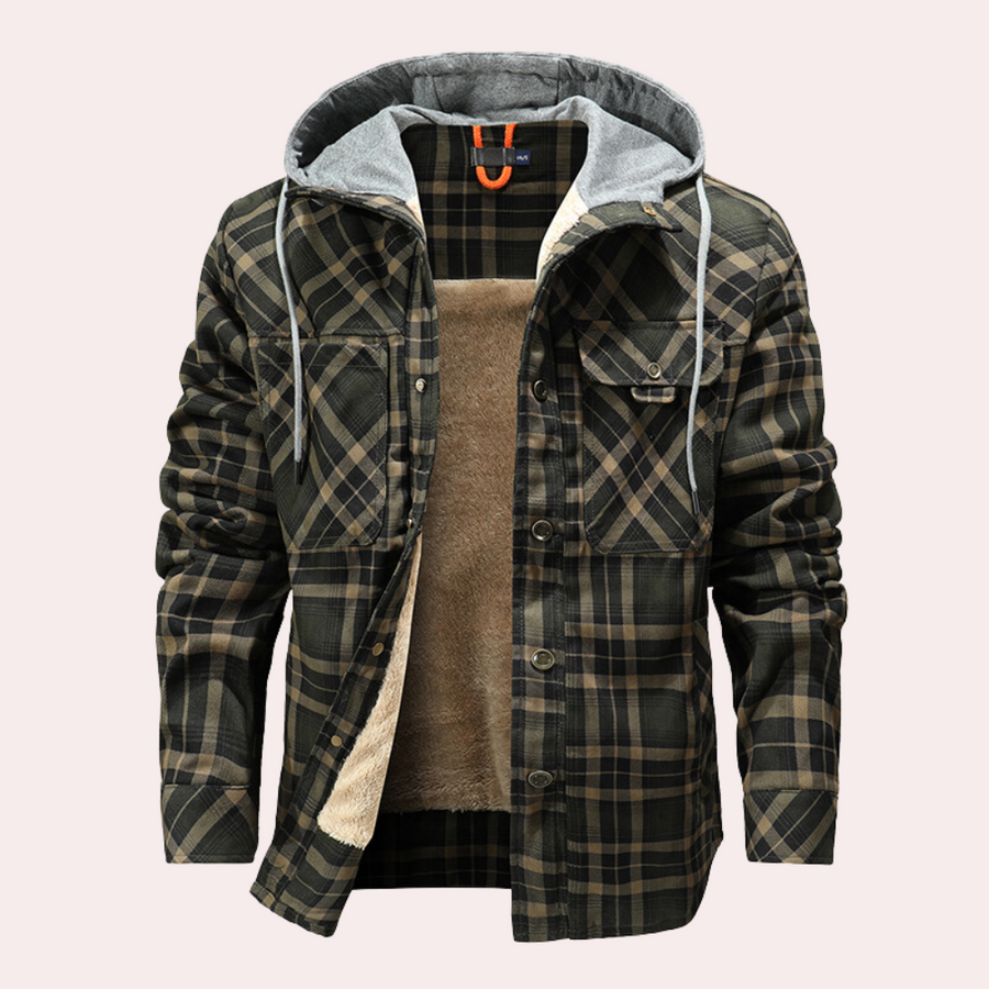 Enkel hoodie för män